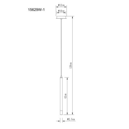 Globo - Lühter 1xG9/4W/230V d. 12 cm