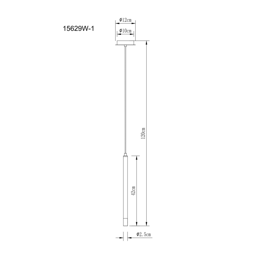Globo - Lühter 1xG9/4W/230V d. 12 cm