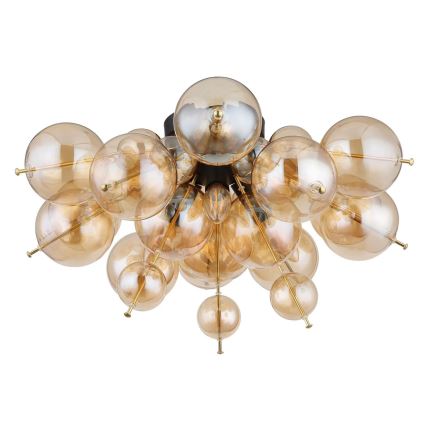 Globo - Pinnale kinnitatav lühter 3xE14/25W/230V d. 55 cm kuldne