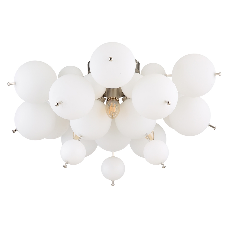 Globo - Pinnale kinnitatav lühter 3xE14/25W/230V d. 55 cm valge