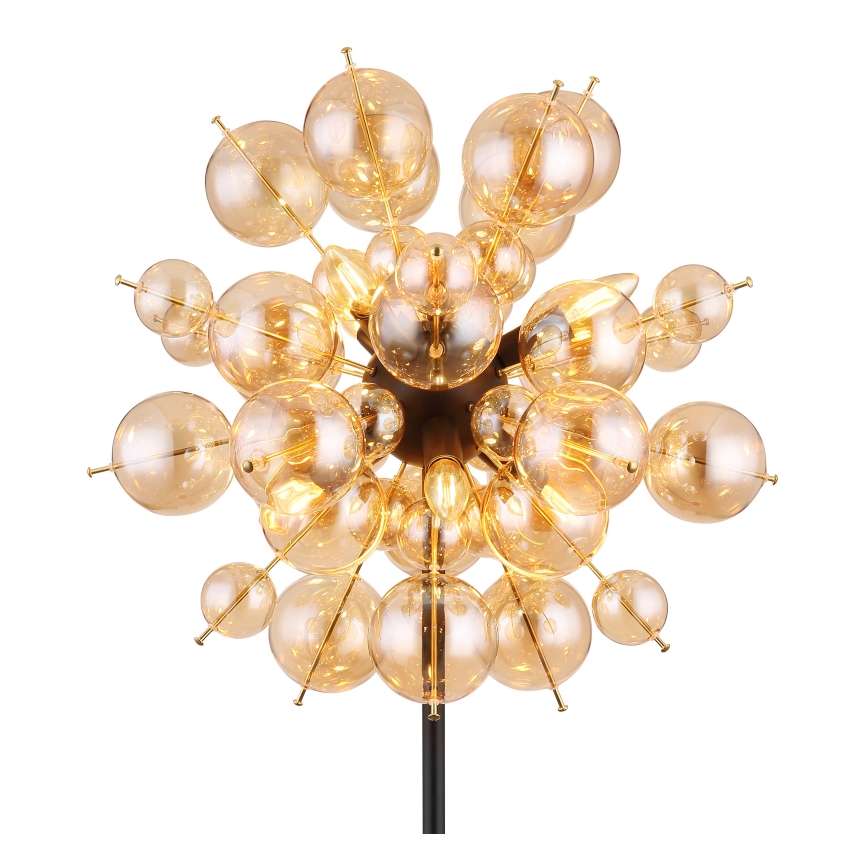 Globo - kuldne põrandalamp 6xE14/25W/230V