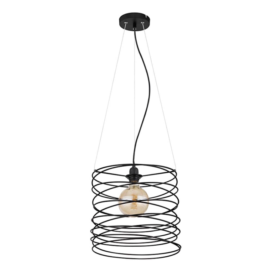 Globo 15640H - Ripplühter kaabliga TILLY 1xE27/60W/230V must
