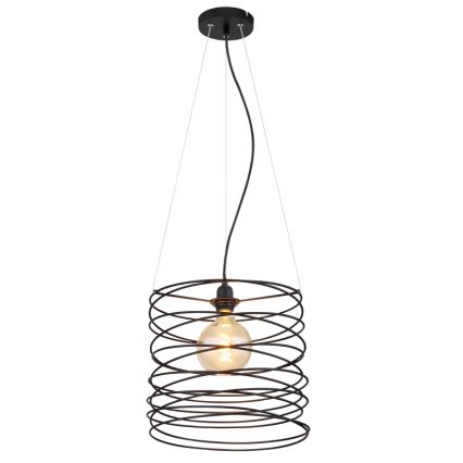 Globo 15640H - Ripplühter kaabliga TILLY 1xE27/60W/230V must