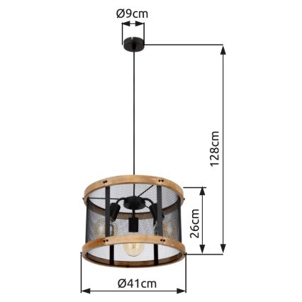 Globo - Lühter 3xE27/40W/230V d. 40 cm