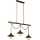 Globo 15690-3H - Ripplamp kaabliga DIANA 3xE27/60W/230V must