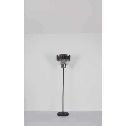 Globo - Põrandalamp 3xE27/40W/230V d. 40 cm must