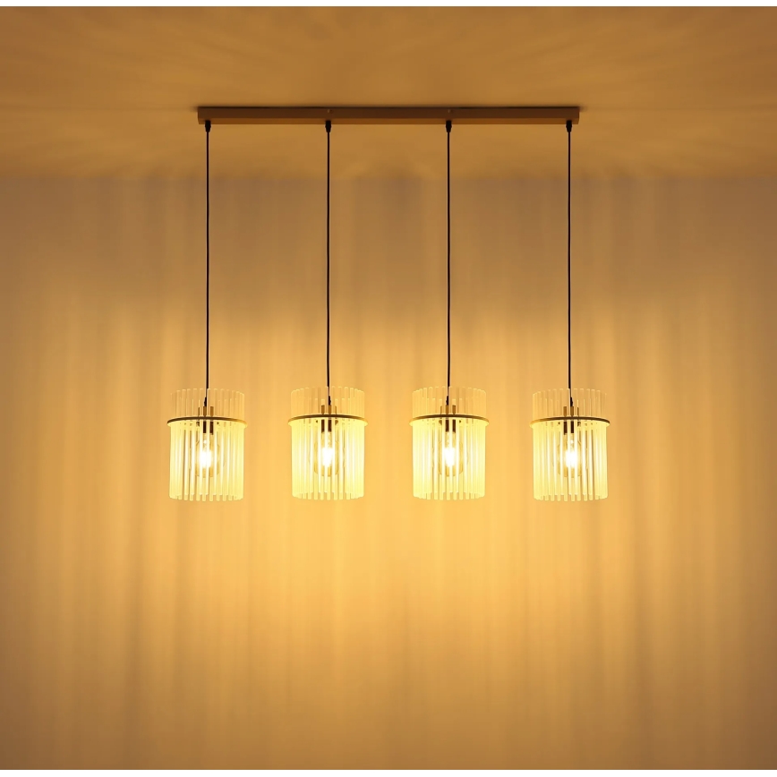 Globo - Rippvalgusti trossil 4xE27/60W/230V