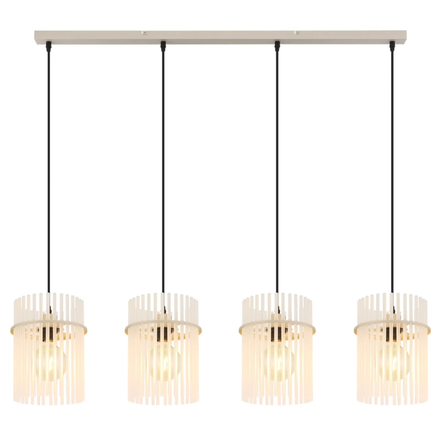 Globo - Rippvalgusti trossil 4xE27/60W/230V