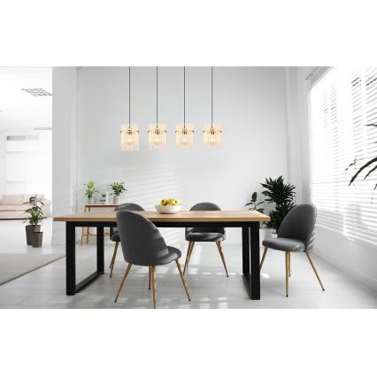 Globo - Lühter 4xE27/60W/230V kuldne
