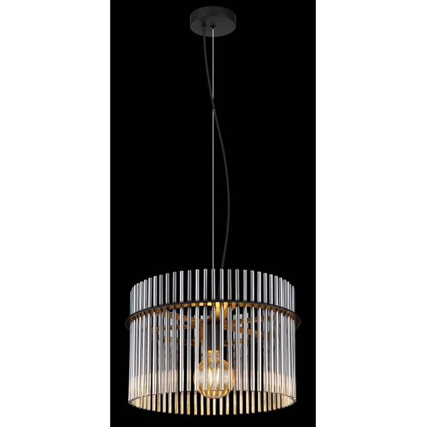 Globo - Lühter 1xE27/60W/230V d. 40 cm must