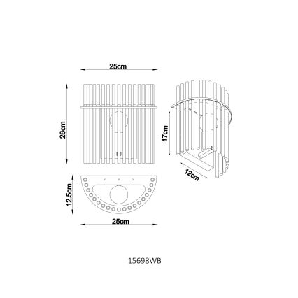 Globo - Seinavalgusti 1xE27/60W/230V