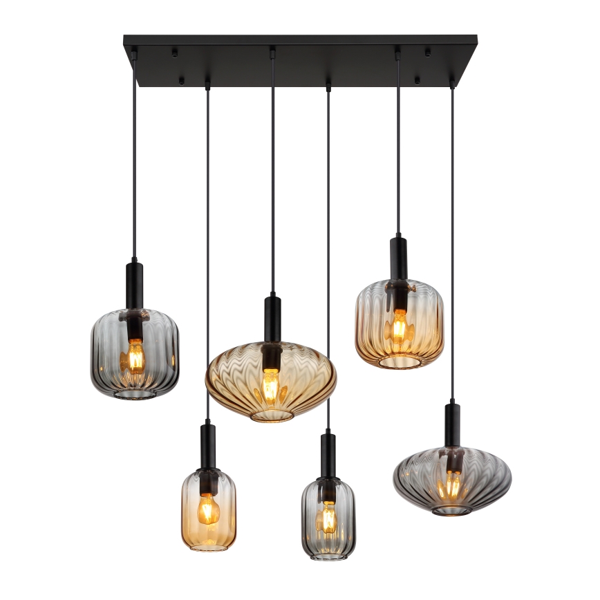 Globo - Kaabliga rippvalgusti 6xE27/60W/230V