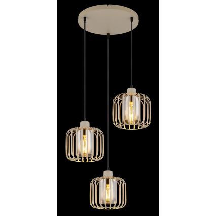 Globo - Rippvalgusti kaablil 3xE27/40W/230V