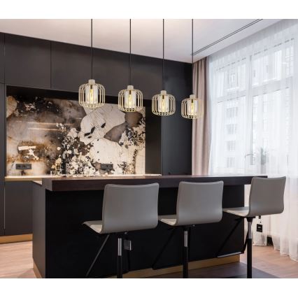 Globo - Rippvalgusti kaabliga 4xE27/40W/230V