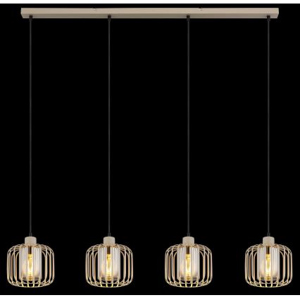 Globo - Rippvalgusti kaabliga 4xE27/40W/230V