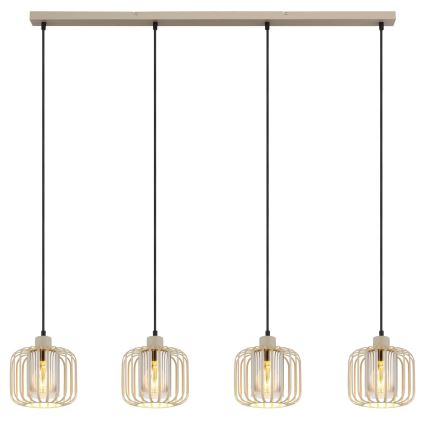 Globo - Rippvalgusti kaabliga 4xE27/40W/230V