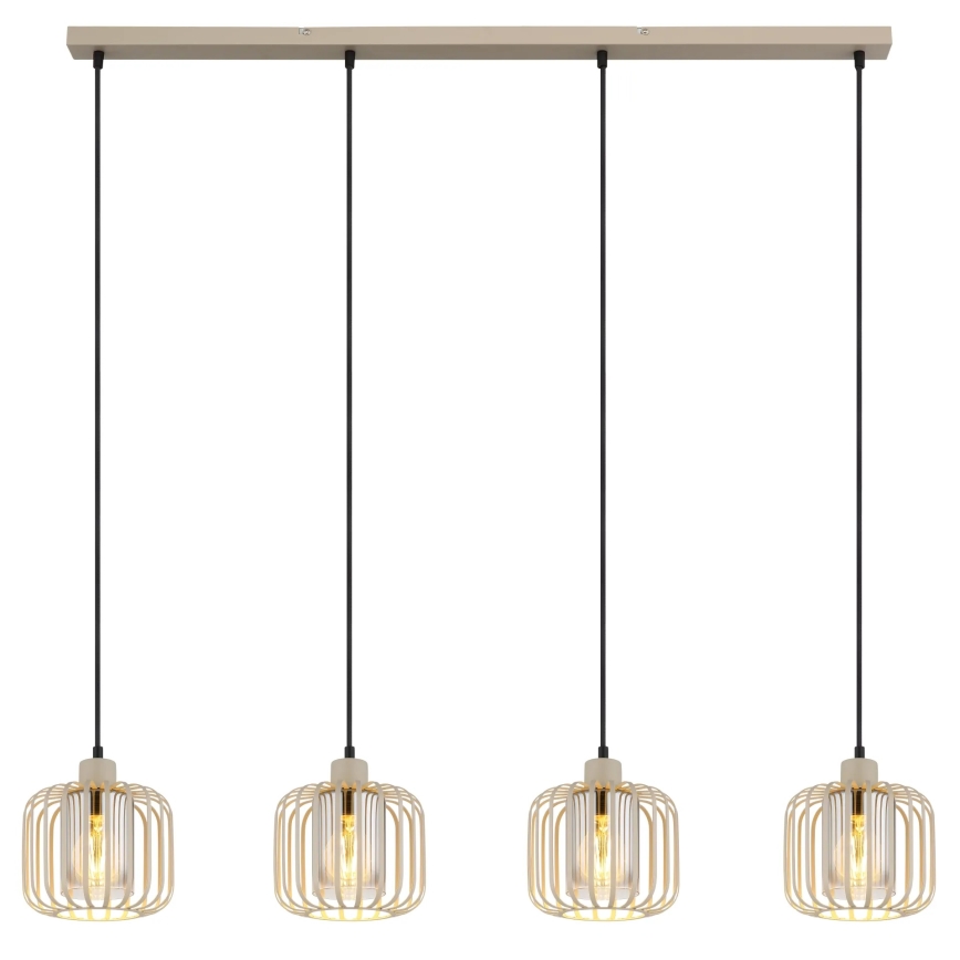 Globo - Rippvalgusti kaabliga 4xE27/40W/230V