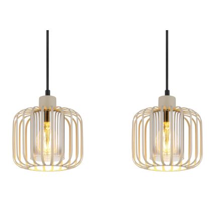 Globo - Rippvalgusti kaabliga 4xE27/40W/230V