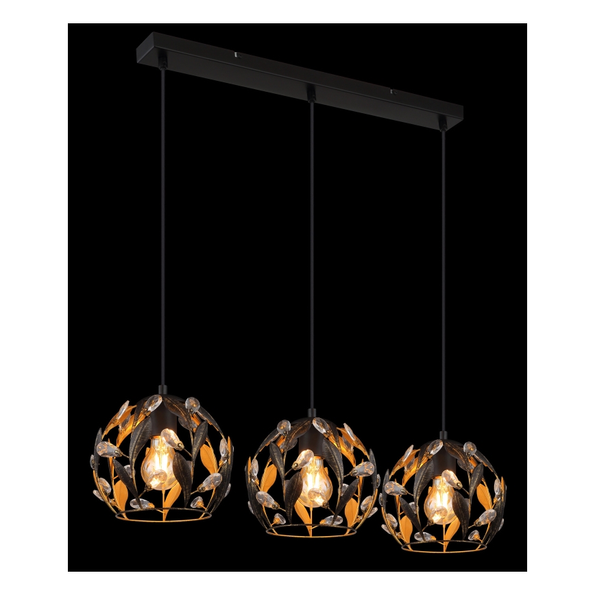 Globo - Lühter kaablil 3xE27/40W/230V