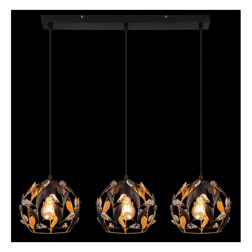 Globo - Lühter kaablil 3xE27/40W/230V