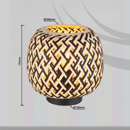 Globo 15766T - Laualamp COLLY 1xE27/15W/230V