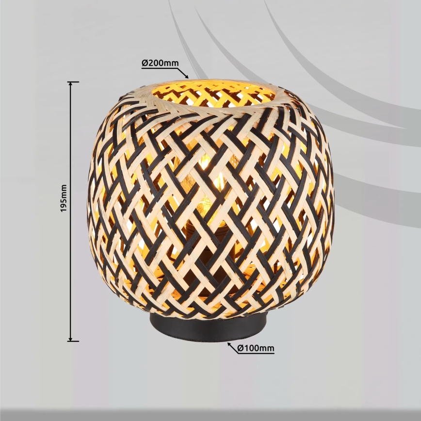 Globo 15766T - Laualamp COLLY 1xE27/15W/230V