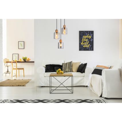 Globo - rippvalgusti kaabliga 3xE27/25W/230V, läbimõõt 30 cm