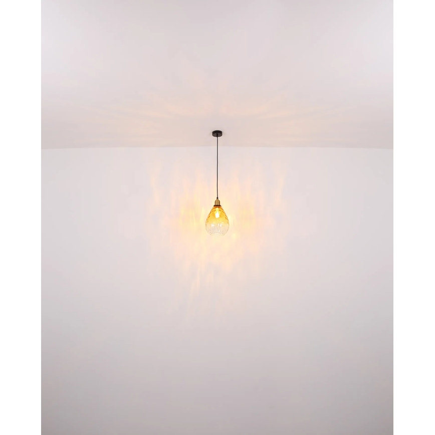 Globo - Lühter 1xE27/60W/230V d. 21 cm oranž