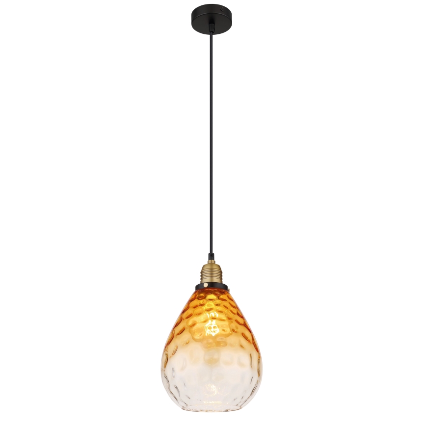 Globo - Lühter 1xE27/60W/230V d. 21 cm oranž