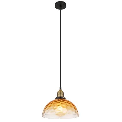 Globo - Lühter 1xE27/60W/230V d. 25 cm oranž