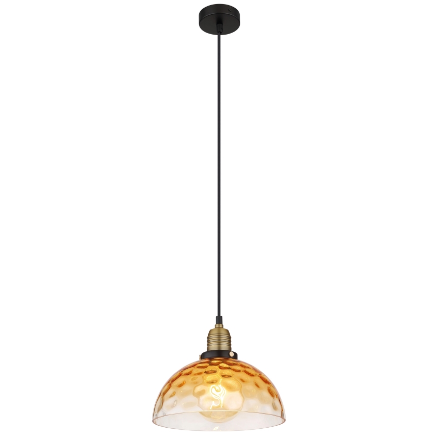 Globo - Lühter 1xE27/60W/230V d. 25 cm oranž
