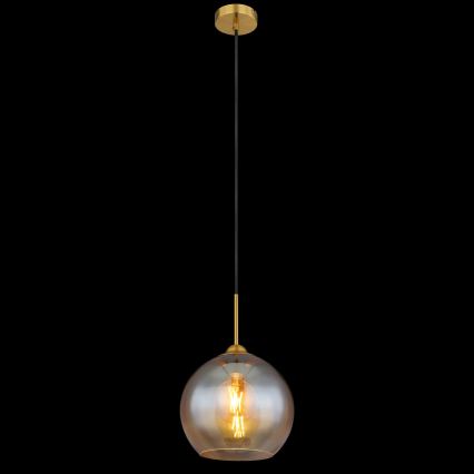 Globo - Rippvalgusti kaablil 1xE27/60W/230V messing