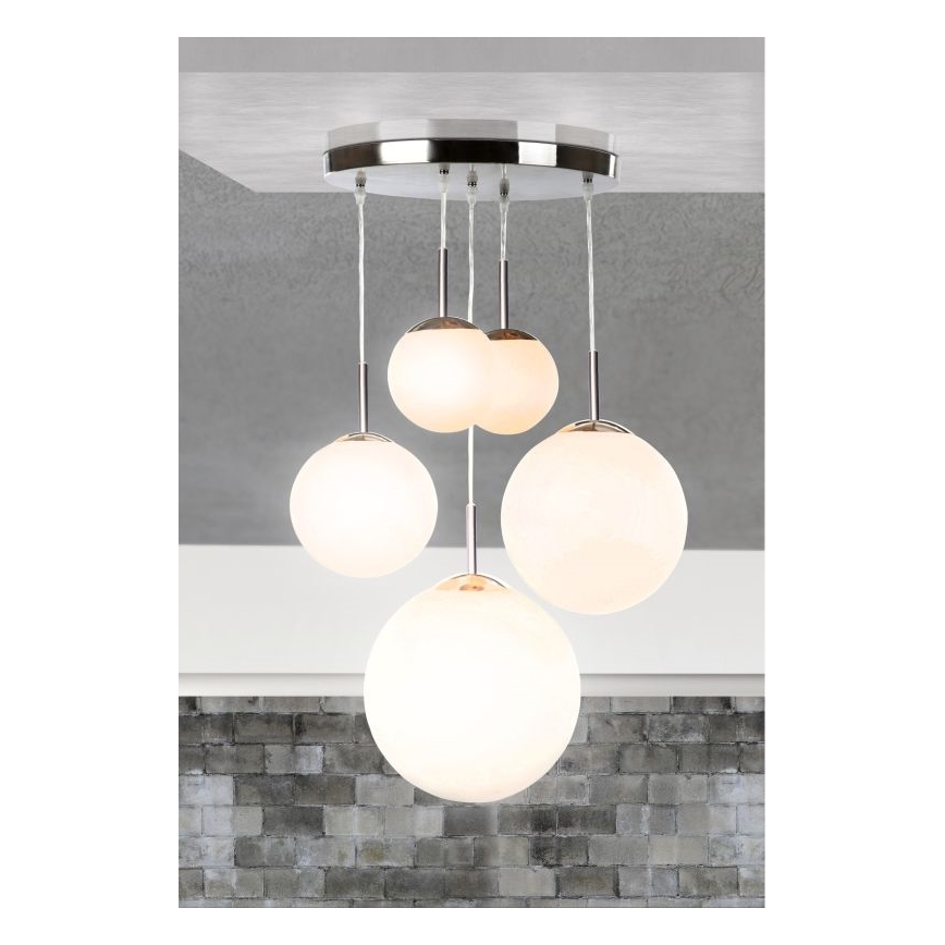 Globo - Laevalgusti 5xE27/60W/230V