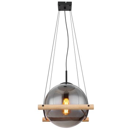 Globo - Lühter 1xE27/15W/230V kummipuu