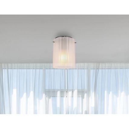 Globo - Laevalgusti 1xE27/40W/230V d. 18 cm valge