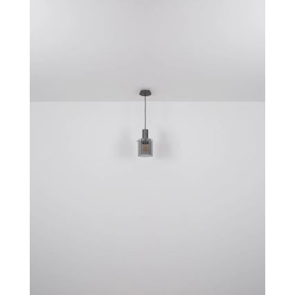 Globo - Lühter 1xE27/40W/230V d. 18 cm pruun