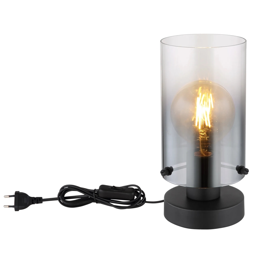 Globo - Laualamp 1xE27/40W/230V d. 12,5 cm must