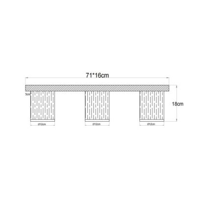 Globo - Laelamp 3xE27/40W/230V