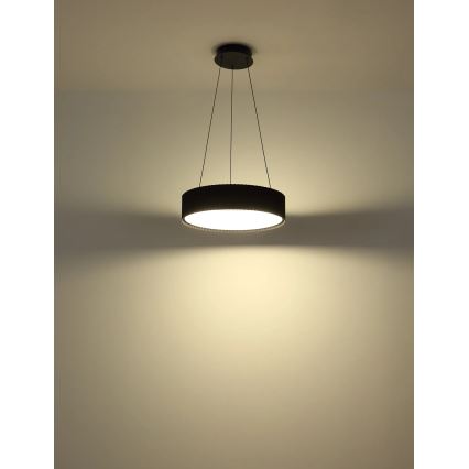 Globo - LED-rippvalgusti kaabliga LED/45W/230V 2700/4000/6000K läbimõõt 46 cm must