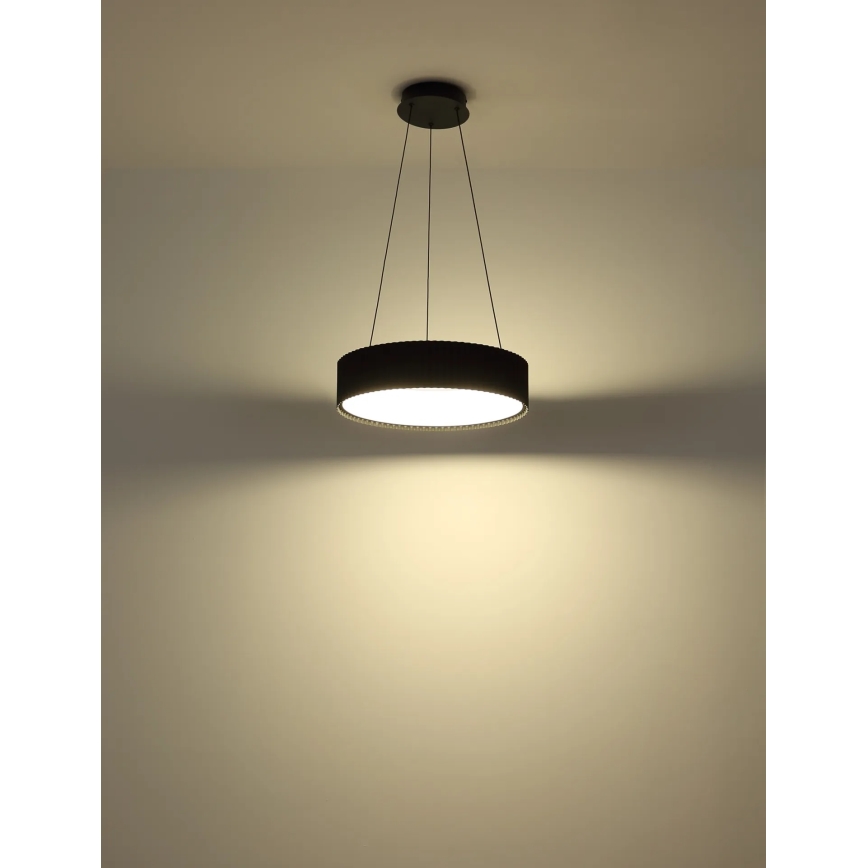 Globo - LED-rippvalgusti kaabliga LED/45W/230V 2700/4000/6000K läbimõõt 46 cm must