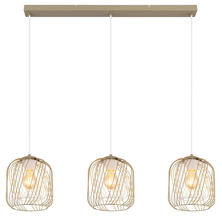 Globo - Ripplühter kaabliga 3xE27/40W/230V