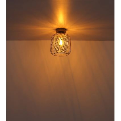 Globo - Laelamp 1xE27/40W/230V, läbimõõt 18 cm, beež/valge