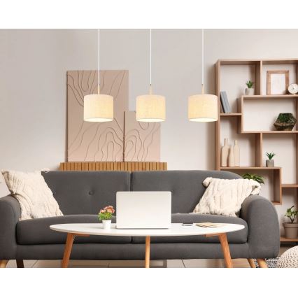 Globo - Ripplamp kaabliga 3xE27/40W/230V