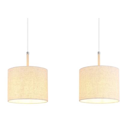 Globo - Ripplamp kaabliga 3xE27/40W/230V