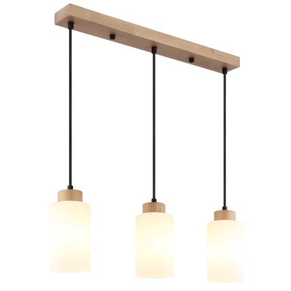 Globo - Kaabliga ripplamp 3xE27/60W/230V beež/valge
