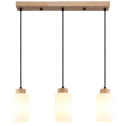 Globo - Kaabliga ripplamp 3xE27/60W/230V beež/valge