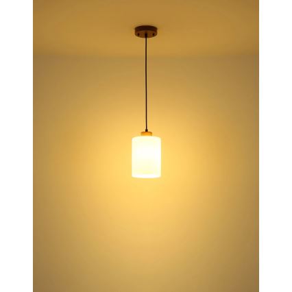 Globo - rippvalgusti kaabliga 1xE27/60W/230V beež/valge
