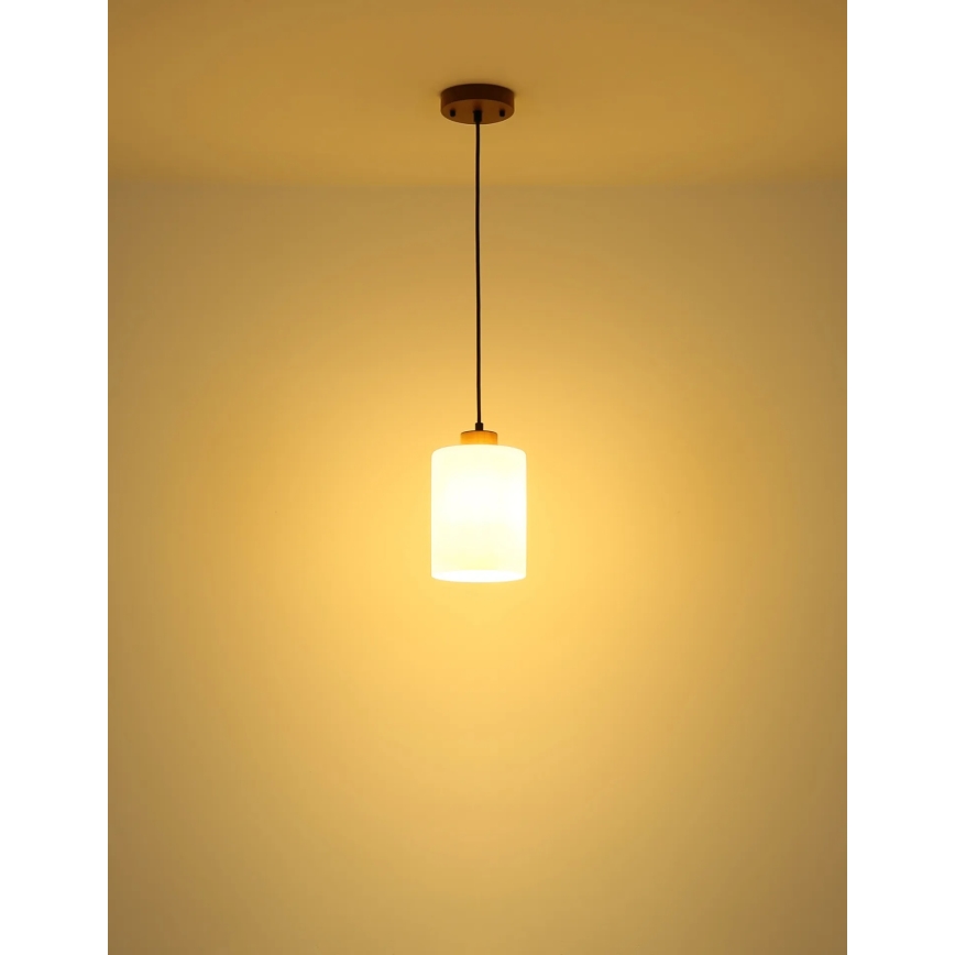 Globo - rippvalgusti kaabliga 1xE27/60W/230V beež/valge