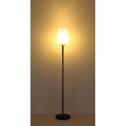 Globo - põrandalamp 1x E27/60W/230V must/valge