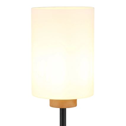 Globo - põrandalamp 1x E27/60W/230V must/valge